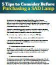 5 tips to consider before purchasing a SAD lamp